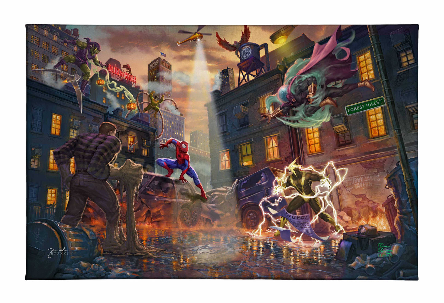 Spider-man vs. the Sinister Six - 16" x 24" Premier Wraps