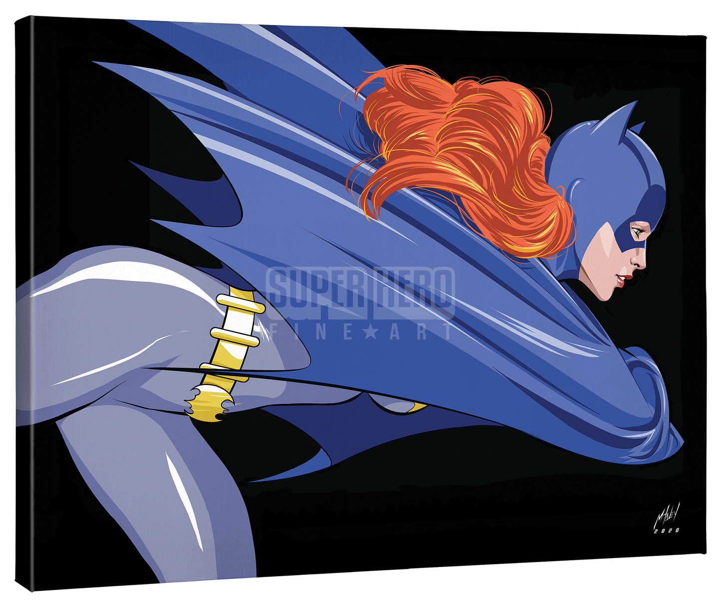 Bat Girl - 24" x 30" Gallery Wrapped Canvas