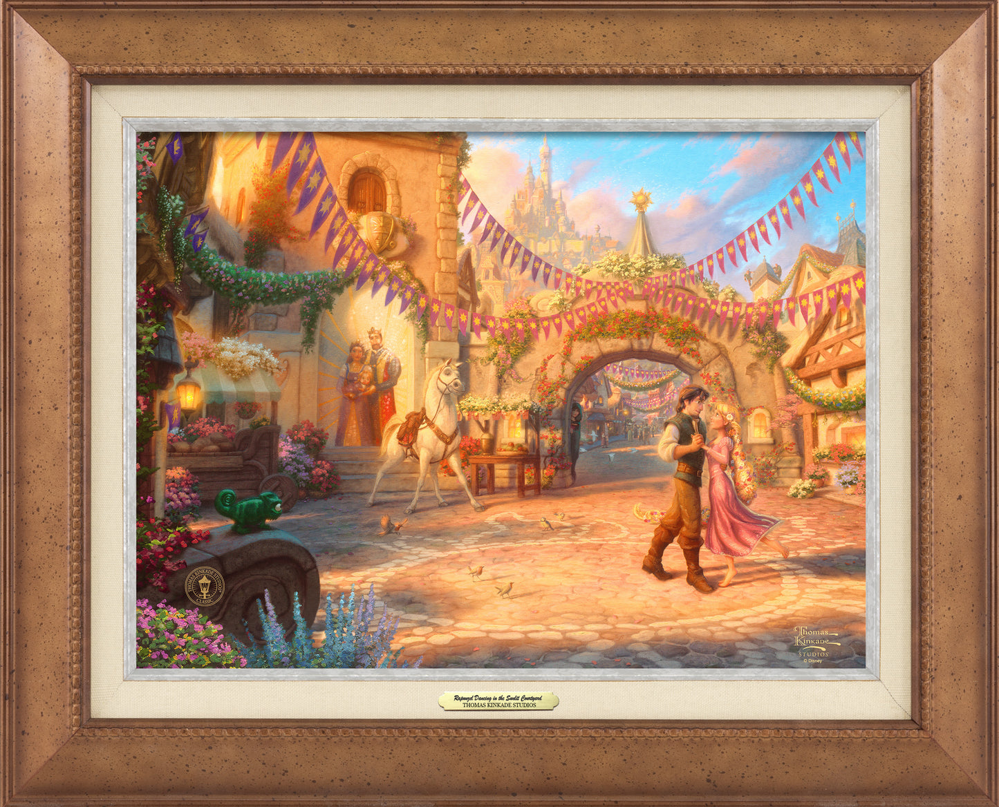 Disney Rapunzel Dancing in the Sunlit Courtyard - Canvas Classics