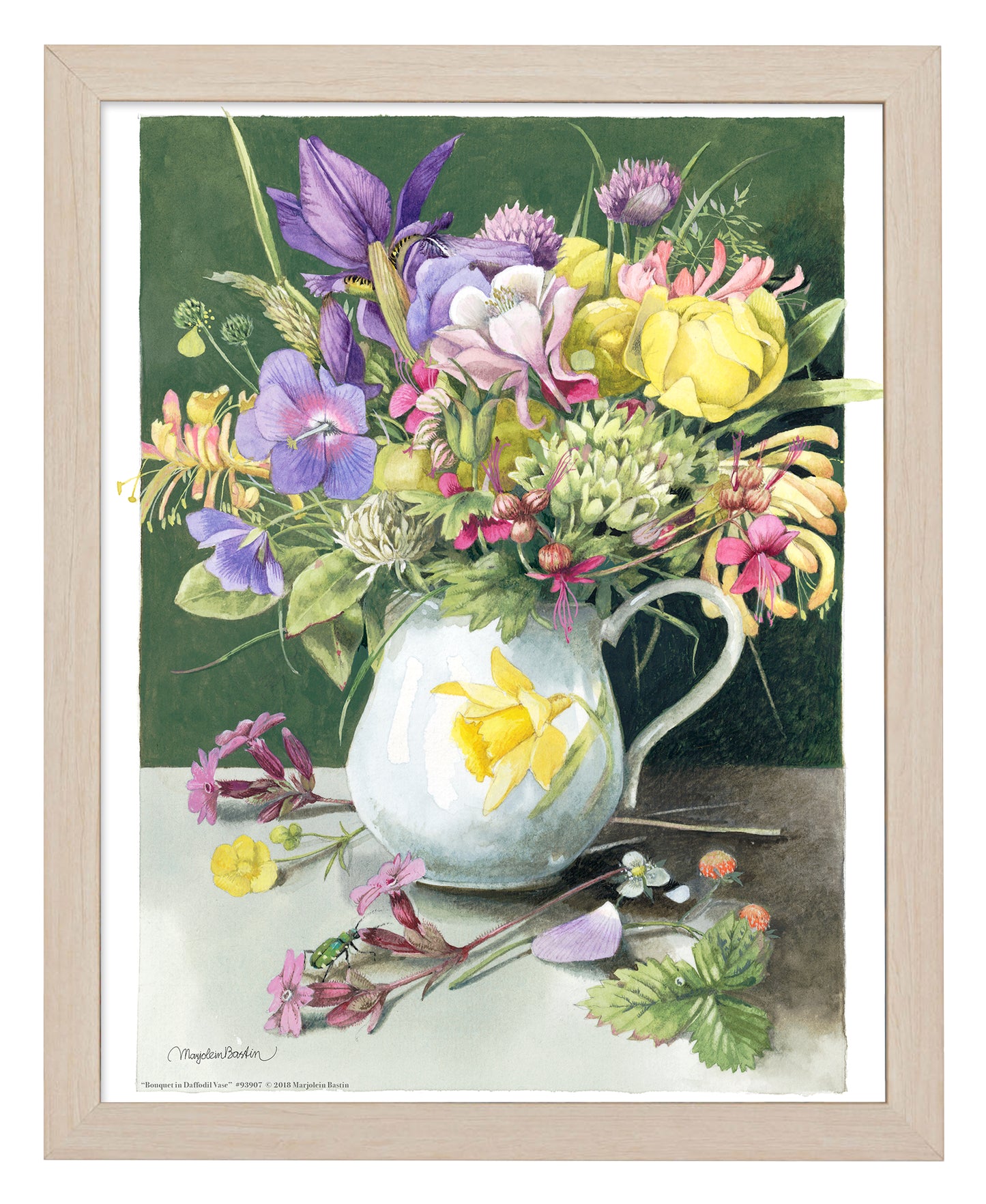 Bouquet in Daffodil Vase - Art Prints