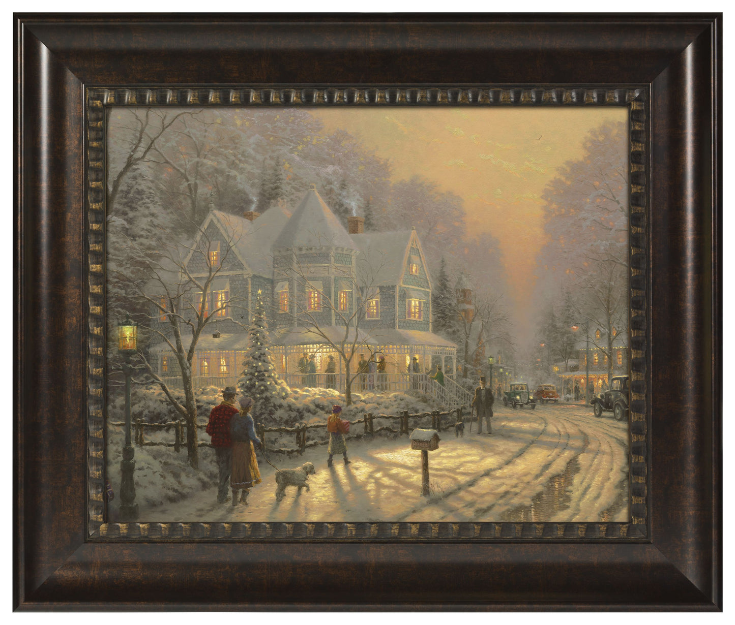 A Holiday Gathering - 16" x 20" Brushstroke Vignette