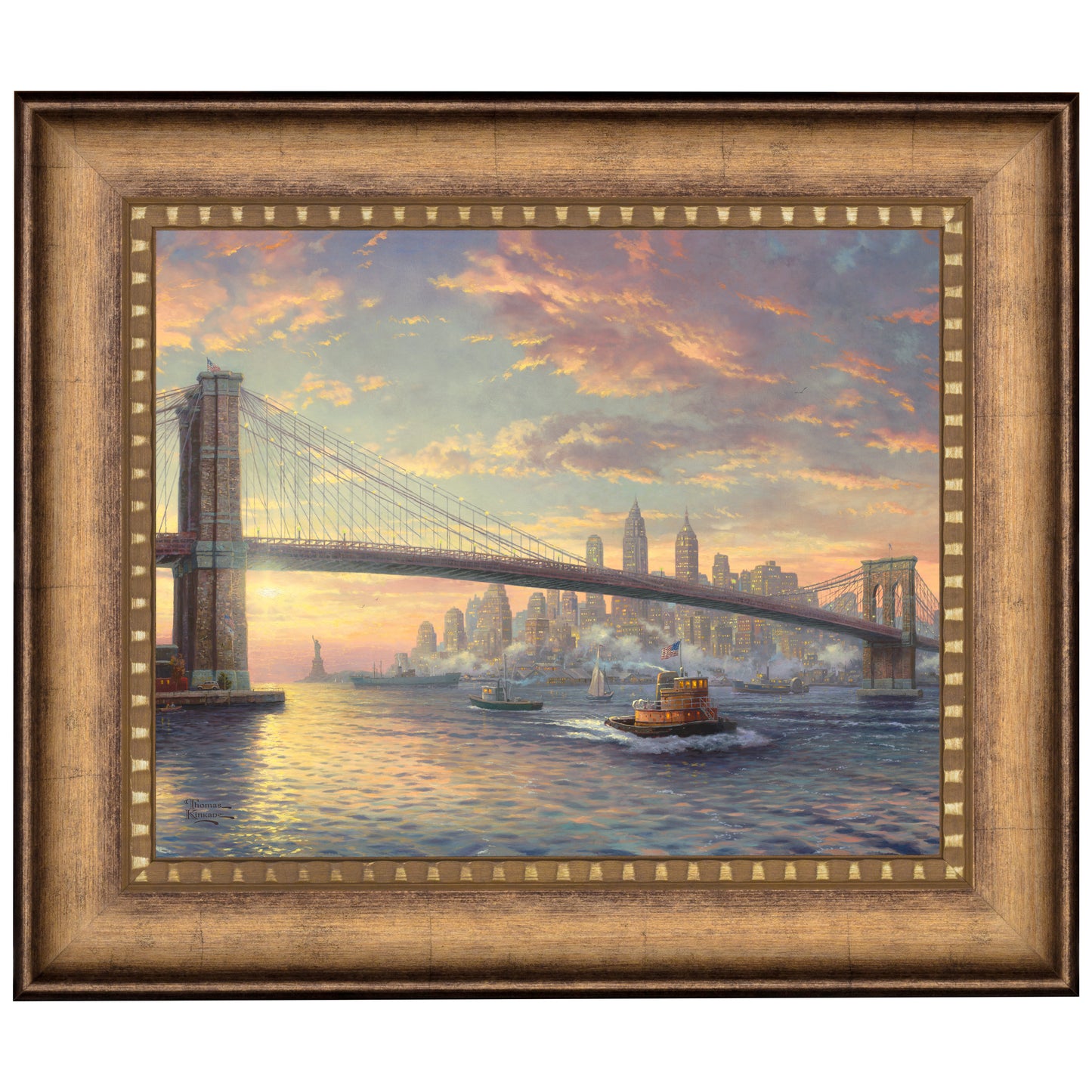 The Spirit of New York - 16" x 20" Brushstroke Vignette
