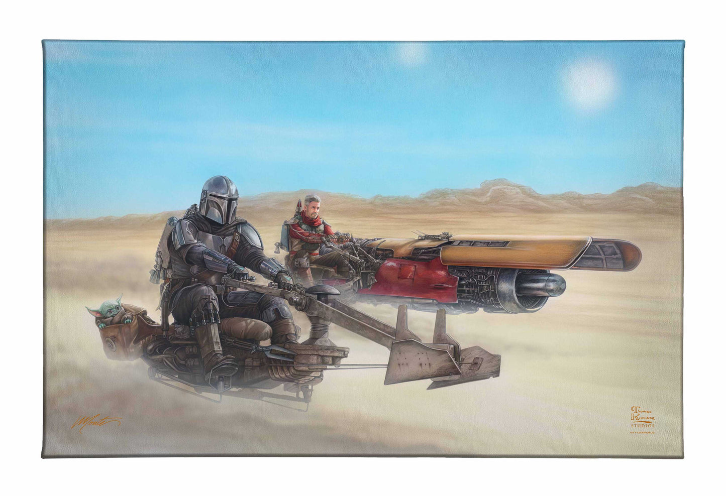 The Mandalorian™ - The Marshal - 16" x 24" Premier Wraps