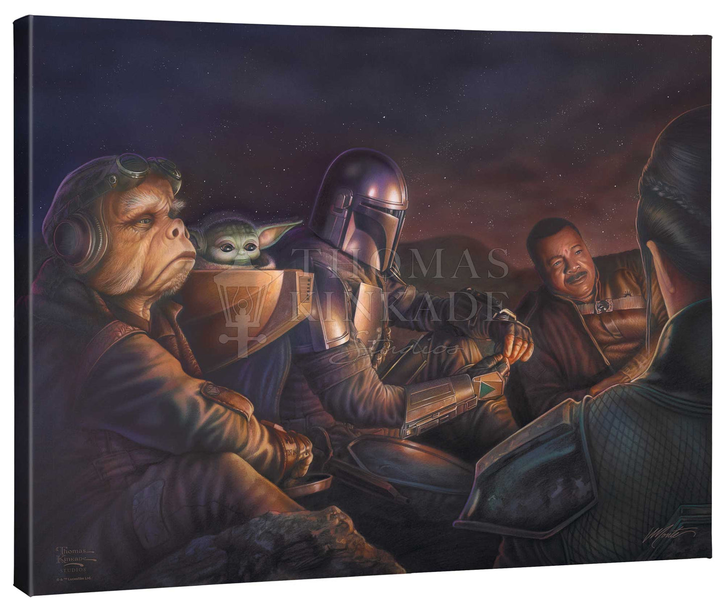 The Mandalorian™ - An Uneasy Alliance - 24" x 30" Gallery Wrapped Canvas