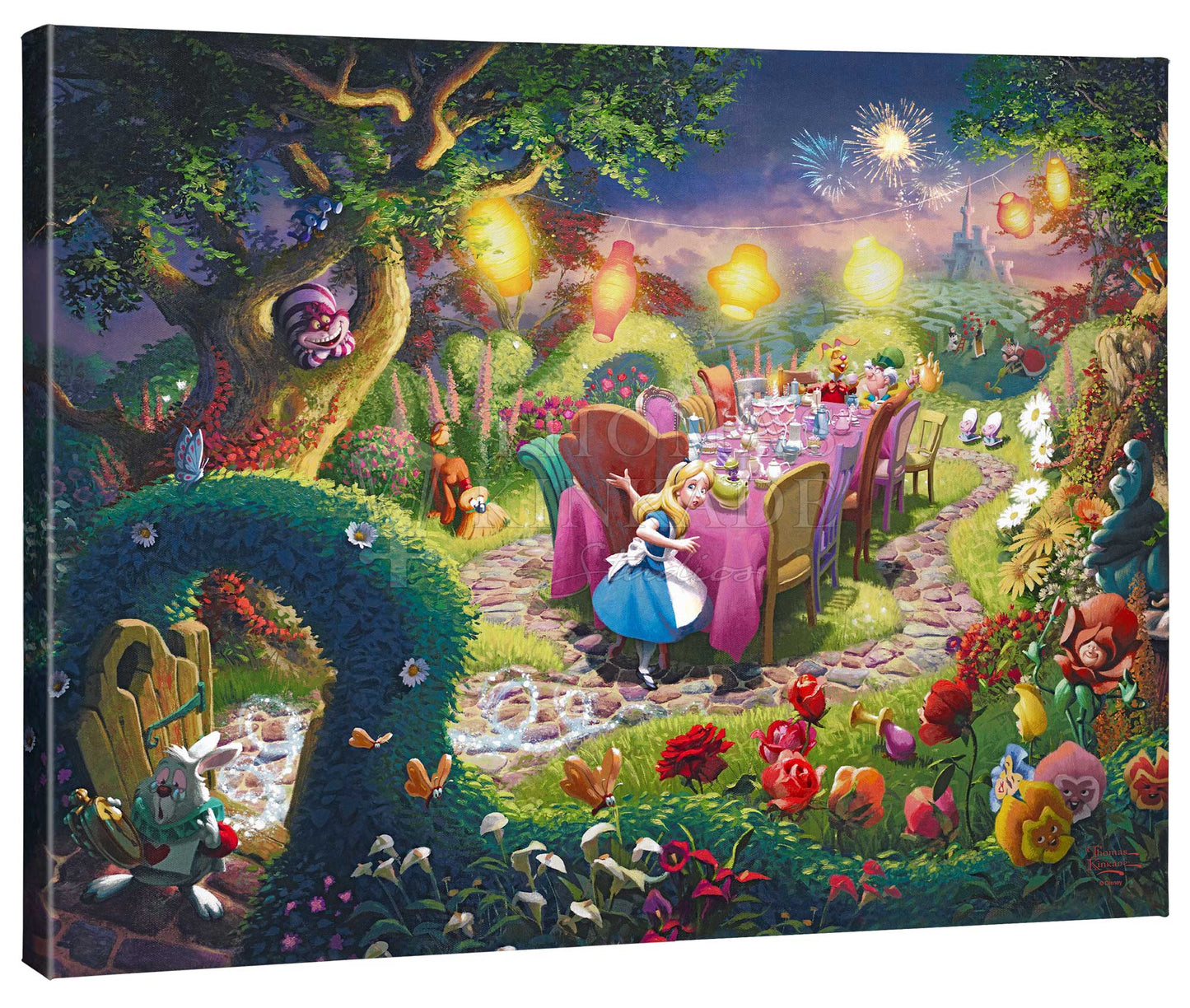 Disney Mad Hatter's Tea Party - 24" x 30" Gallery Wrapped Canvas