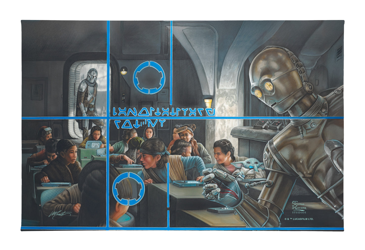 The Mandalorian™ - Getting Schooled - 16" x 24" Premier Wraps