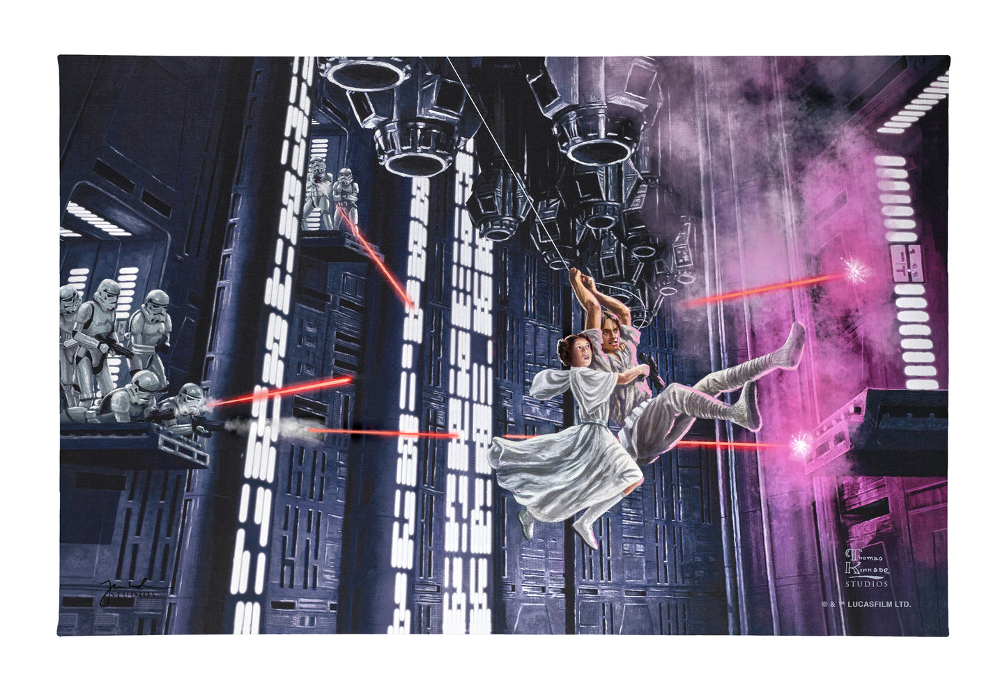 On the Run - 16" x 24" Premier Wraps