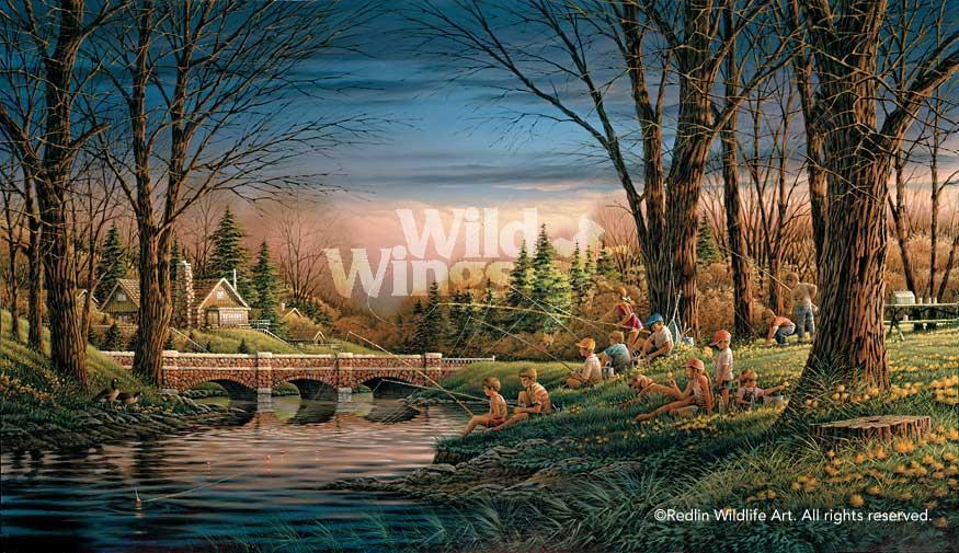 Spring Fishing - Limited Edition Paper