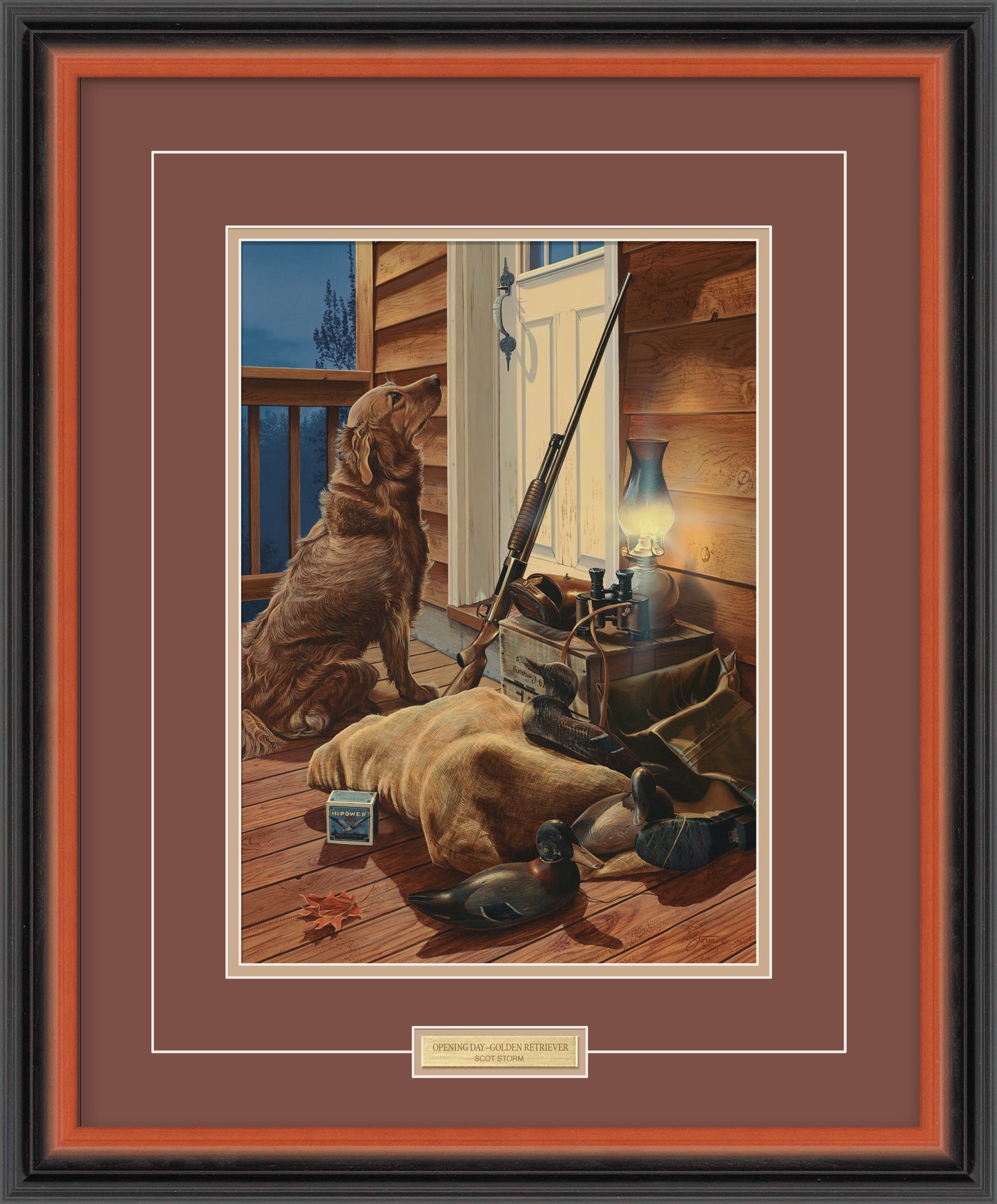 Opening Day—Golden Retriever - Paper Print
