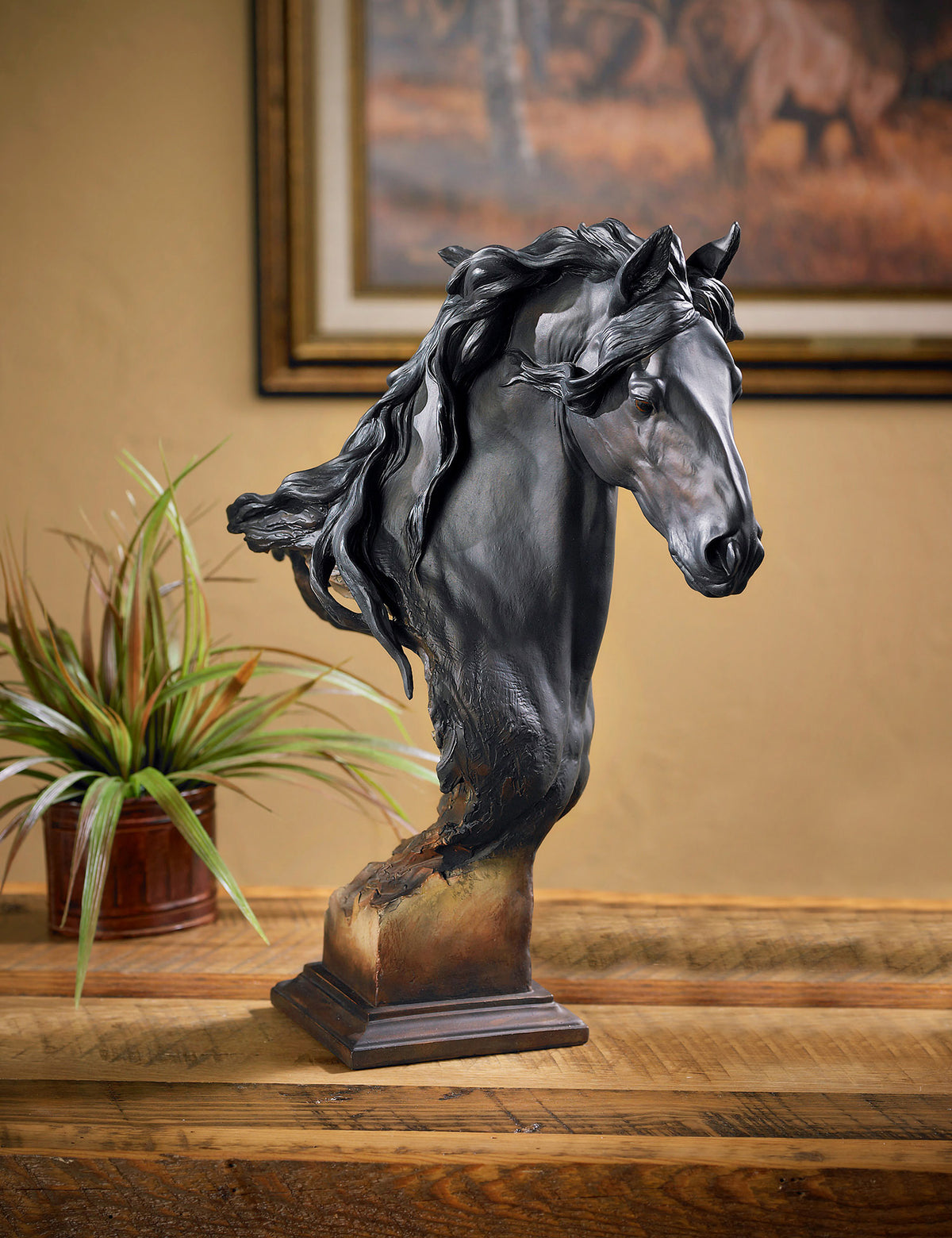 Equus Onyx - Fresian Horse - Small - Mill Creek Sculpture