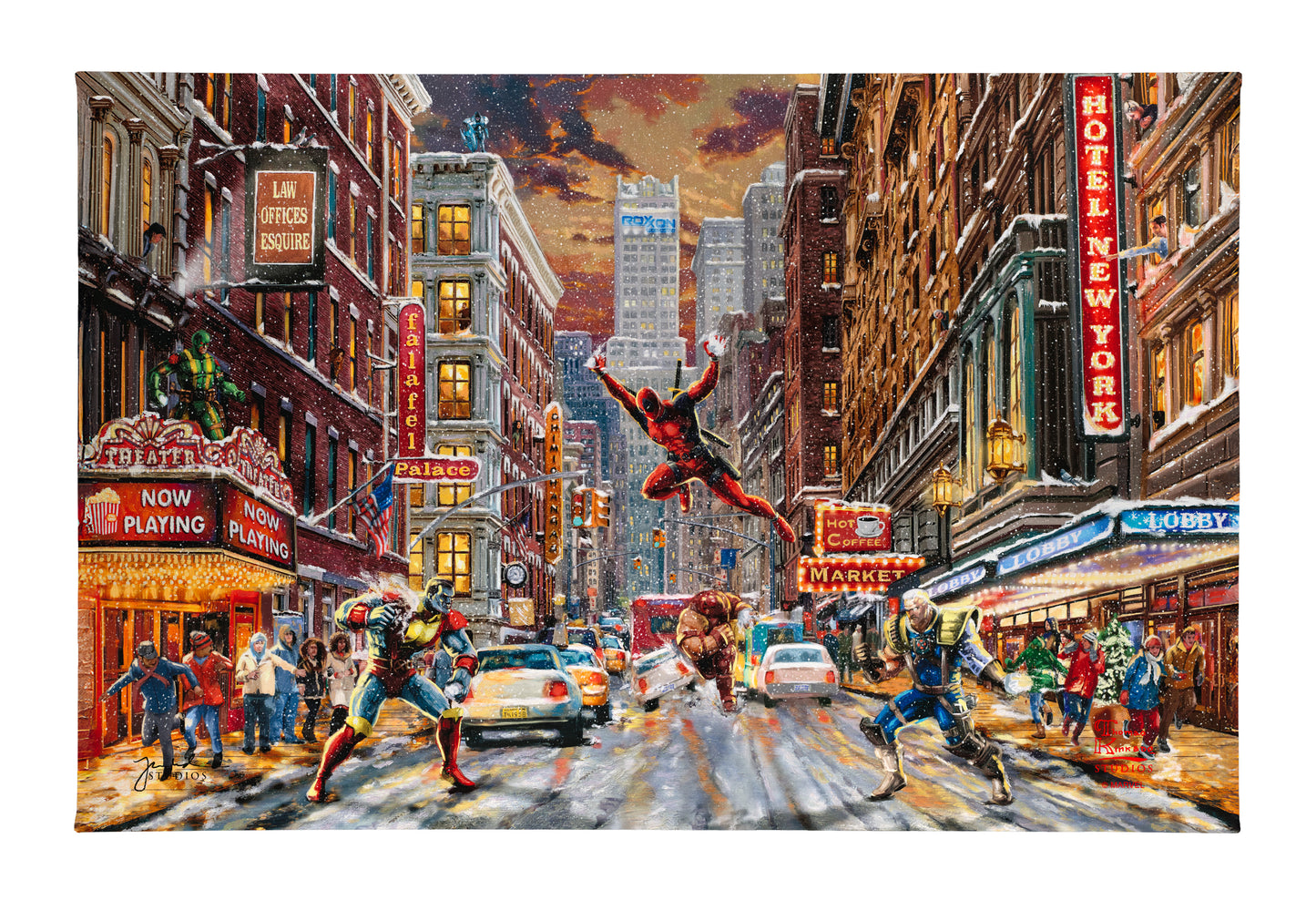 Deadpool - Snow Day - 16" x 24" Premier Wraps
