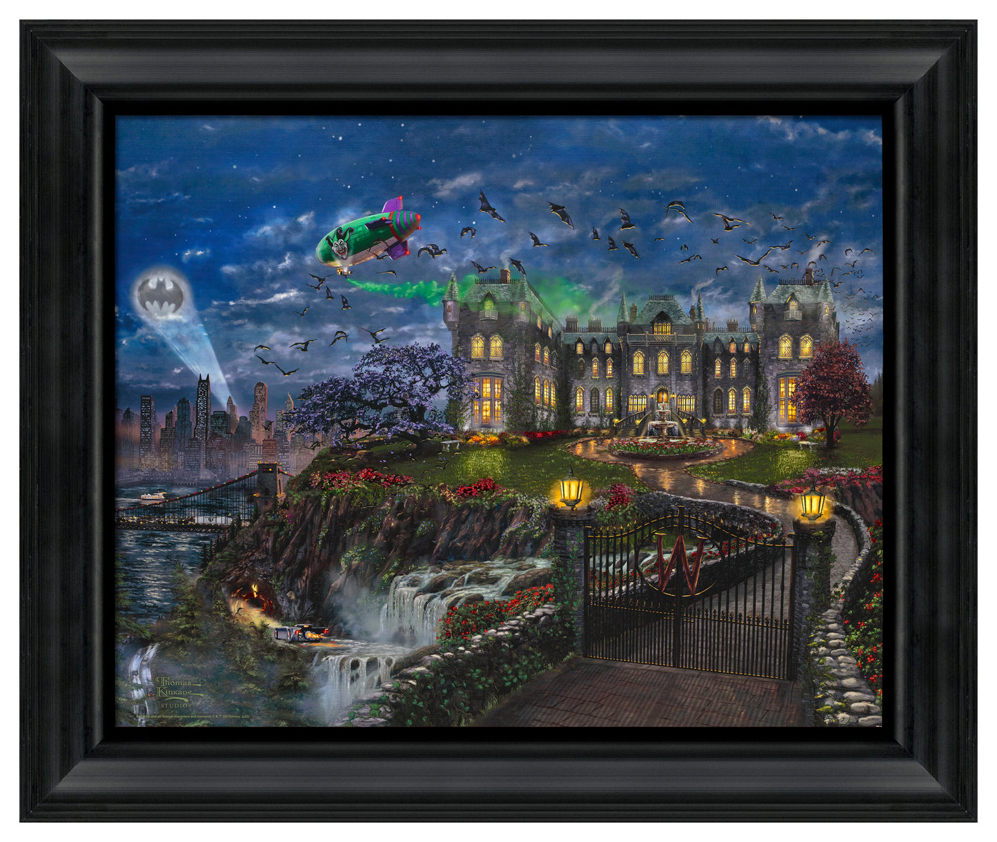 Wayne Manor - 16" x 20" Brushstroke Vignette