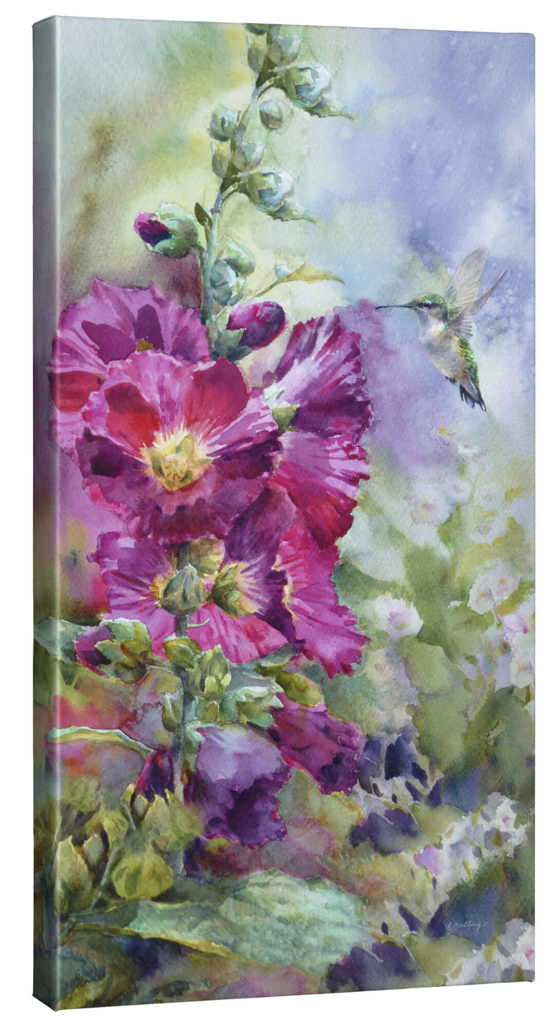 Cottage Garden - 31" x 16" Gallery Wrapped Canvas