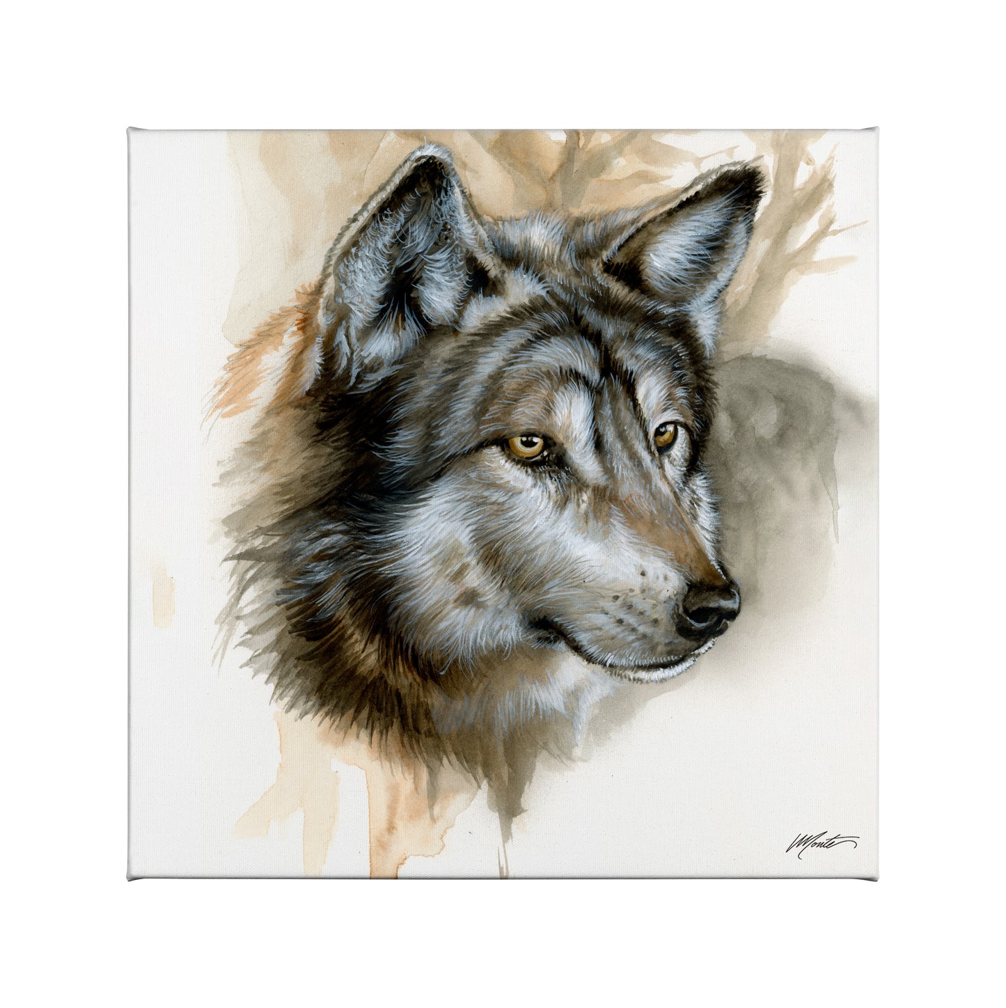 Instinct - 14" x 14" Gallery Wrapped Canvas