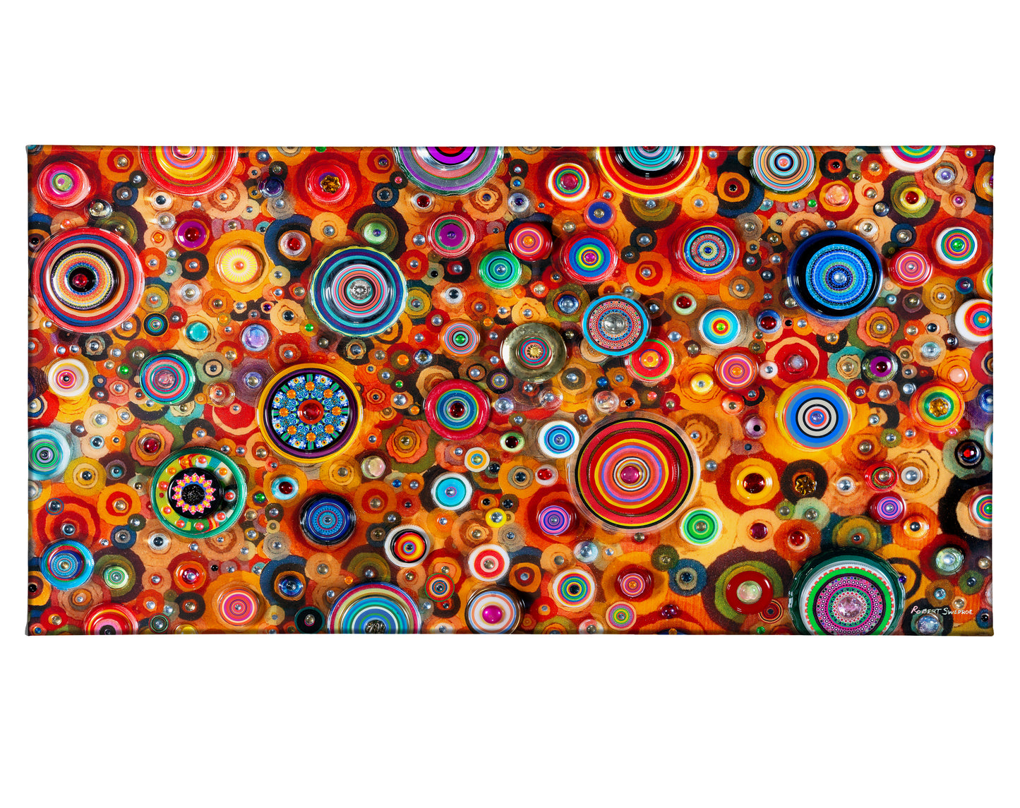 Galactic Explosion - 18" x 36" Gallery Wrapped Canvas