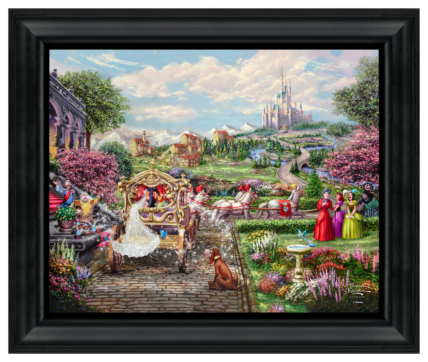 Disney Cinderella Happily Ever After - 16" x 20" Brushstroke Vignette