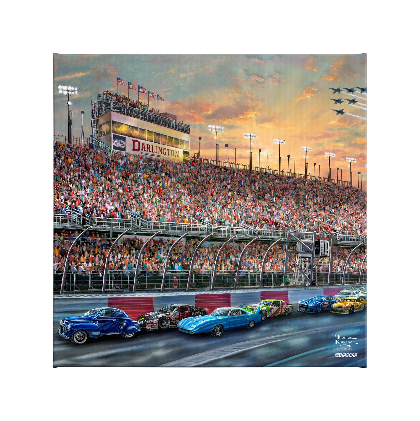 75 Years of NASCAR® - 14" x 14" Gallery Wrapped Canvas