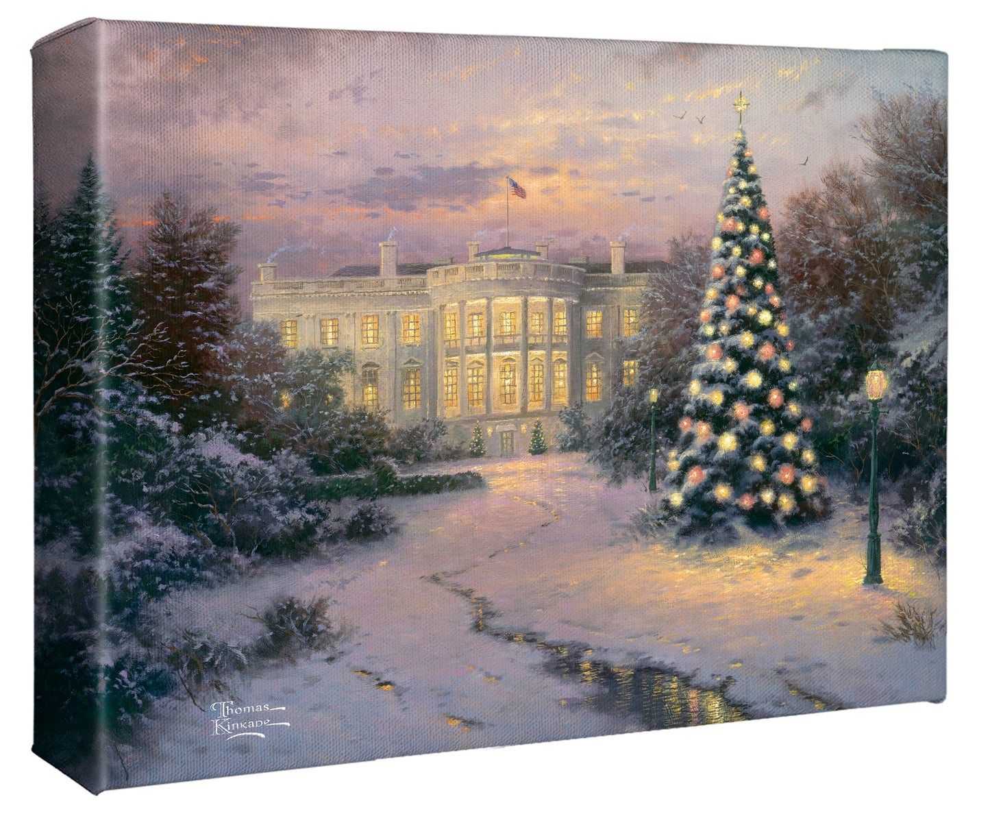 The Lights of Liberty - 8" x 10" Gallery Wrapped Canvas