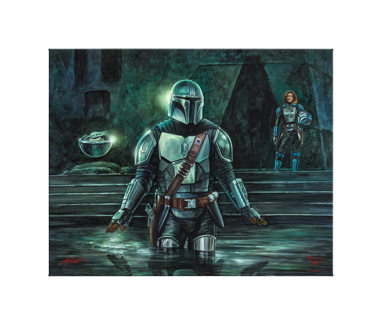 The Mandalorian™ - This is the Way - 24" x 30" Gallery Wrapped Canvas