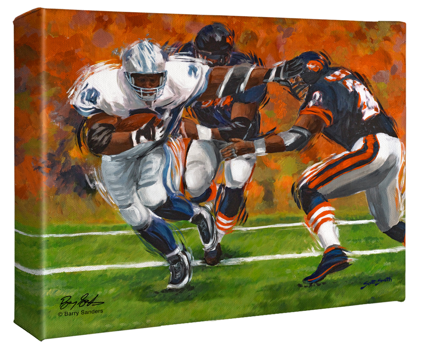 Barry Sanders - 8" x 10" Gallery Wrapped Canvas