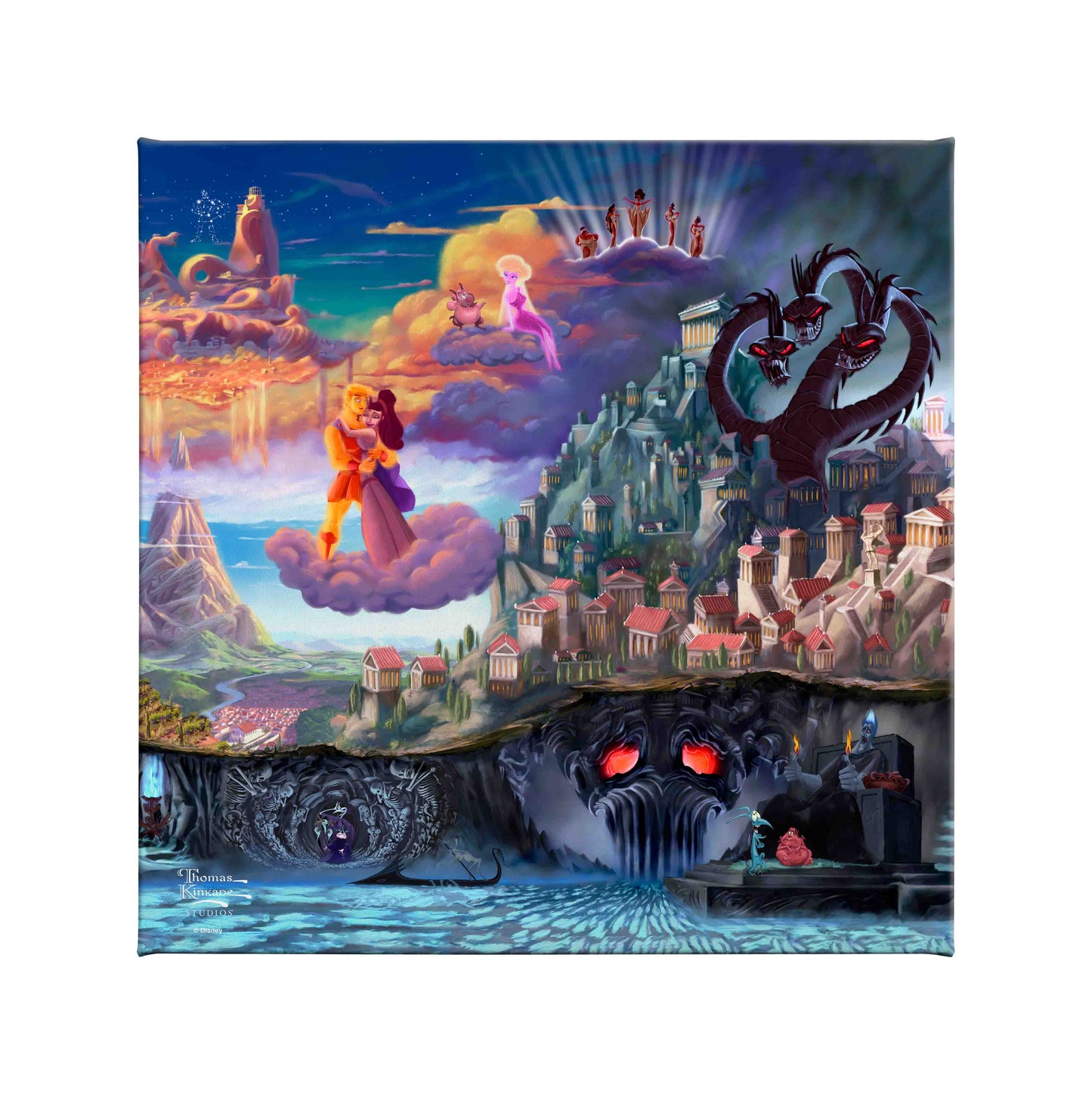 Disney Hercules 14"x14" Gallery Wrapped Canvas