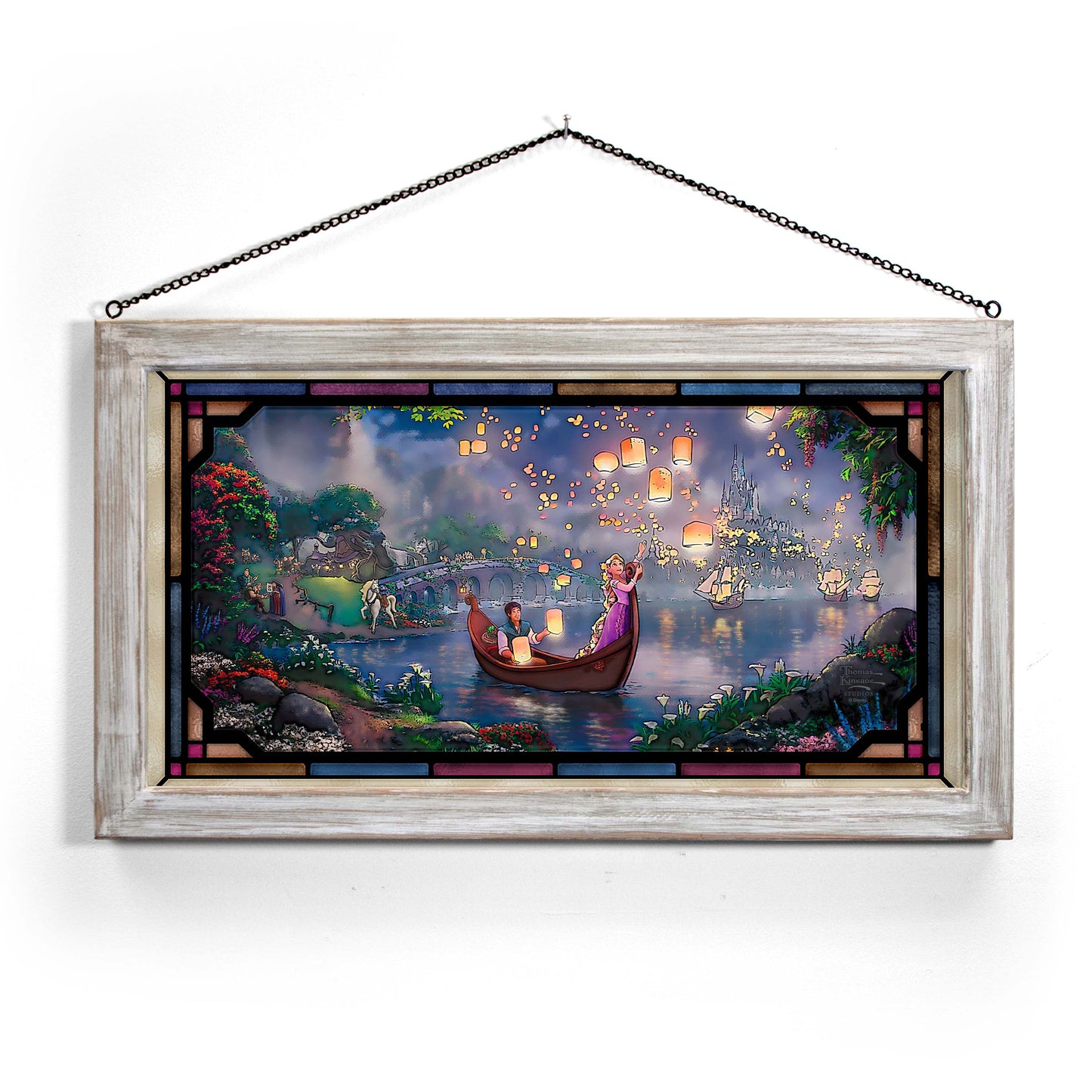 Disney Tangled - 13" x 23" Stained Glass Art