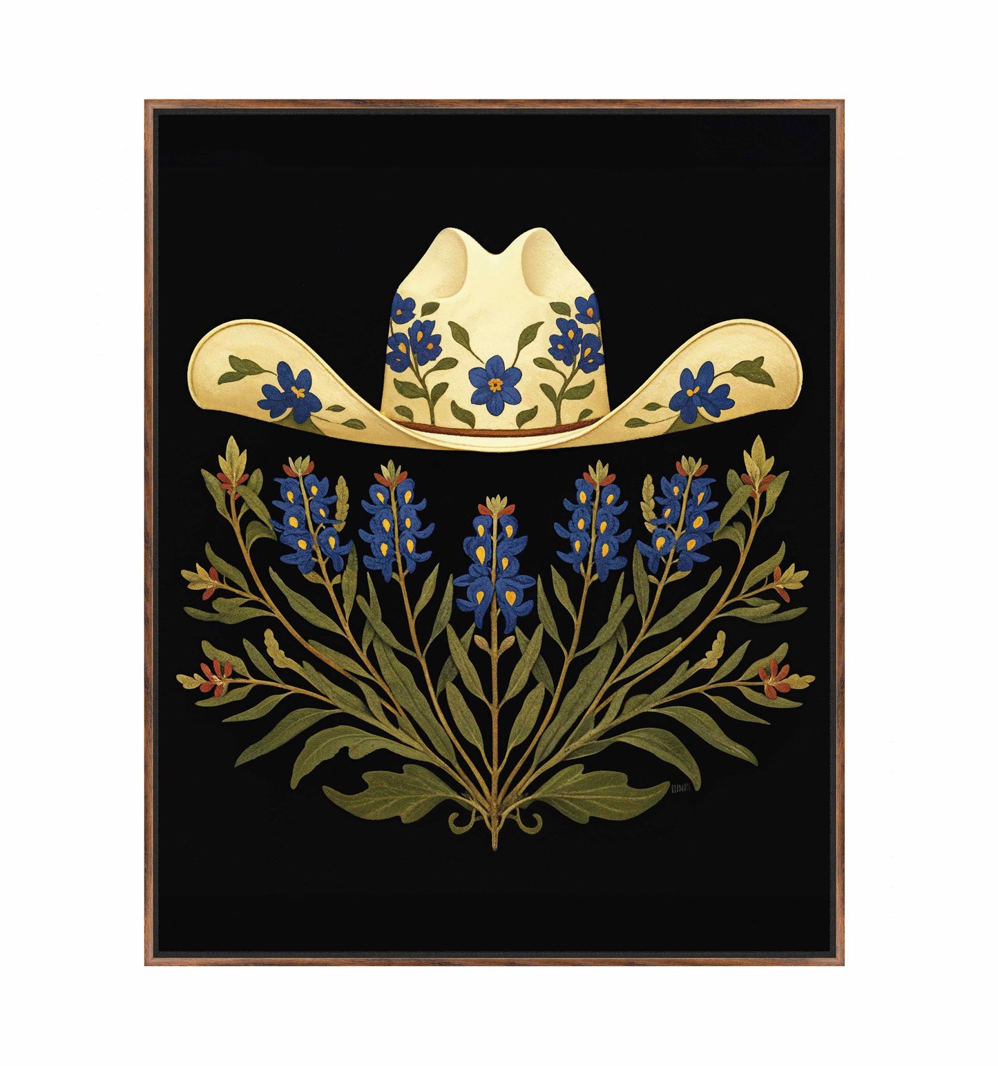 Cowgirl's Halo - Gallery Wrapped Canvas