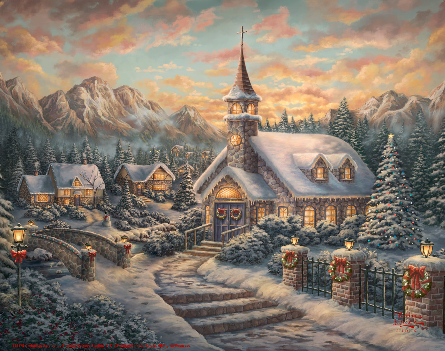 Christmas Service - Art Prints