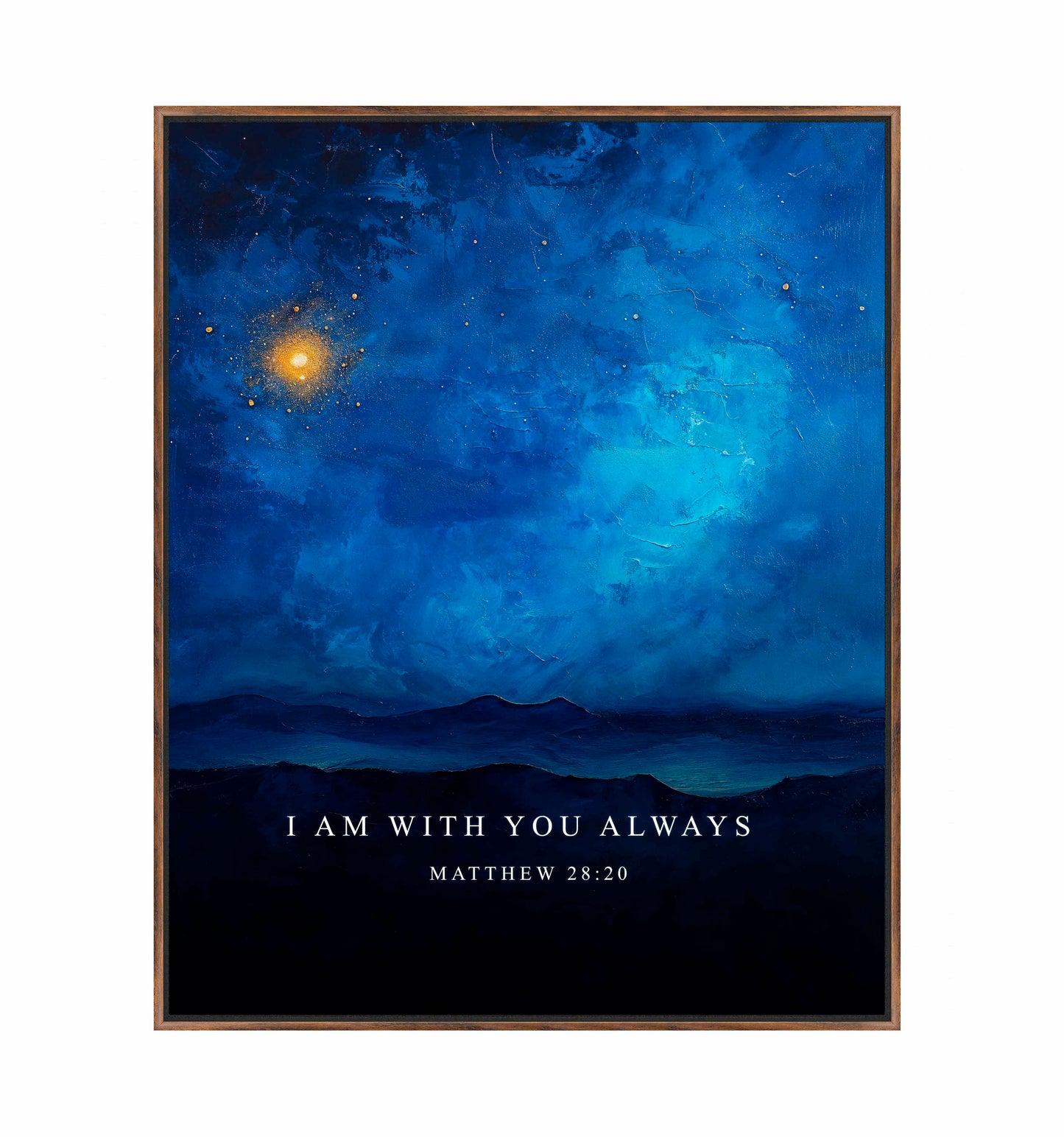 Matthew 28:20 - Gallery Wrapped Canvas