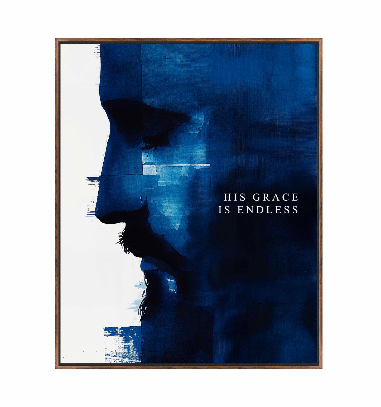 His grace is endless - Gallery Wrapped Canvas