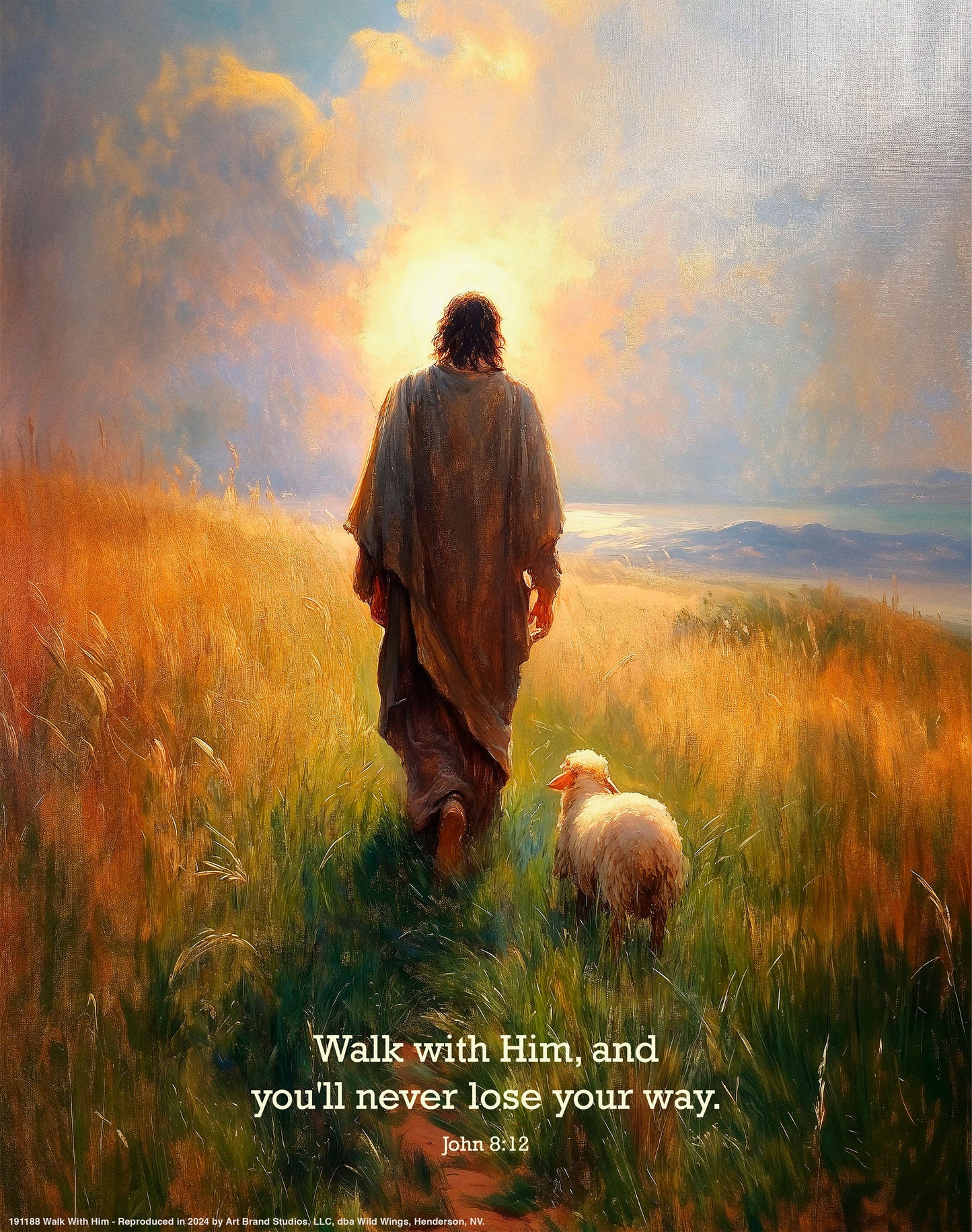 Walk with Him - Art Prints