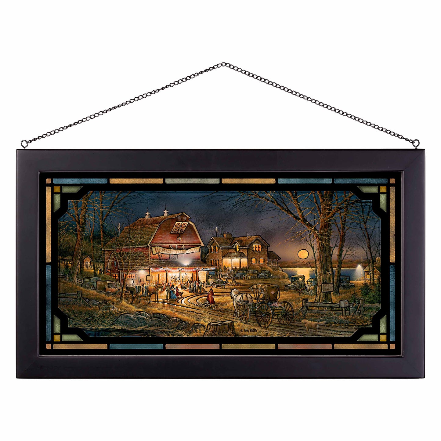 Harvest Moon Ball - Stained Glass Art