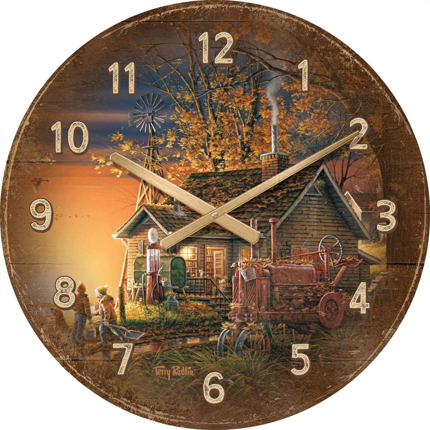 Morning Surprise - 21" Round Clock
