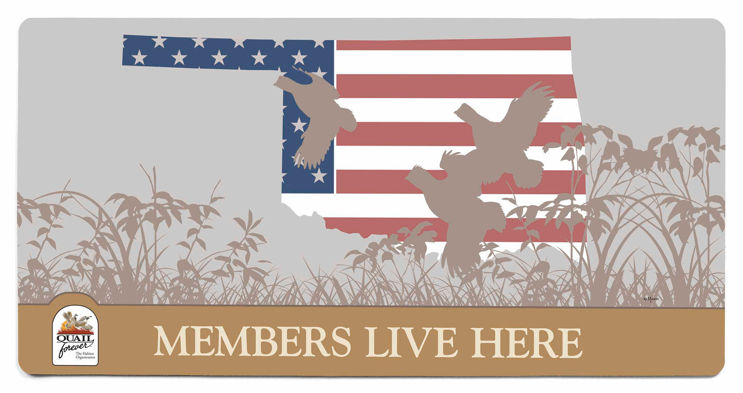 Customize State - Quail - 2' x 4' Personalized Floor Mat