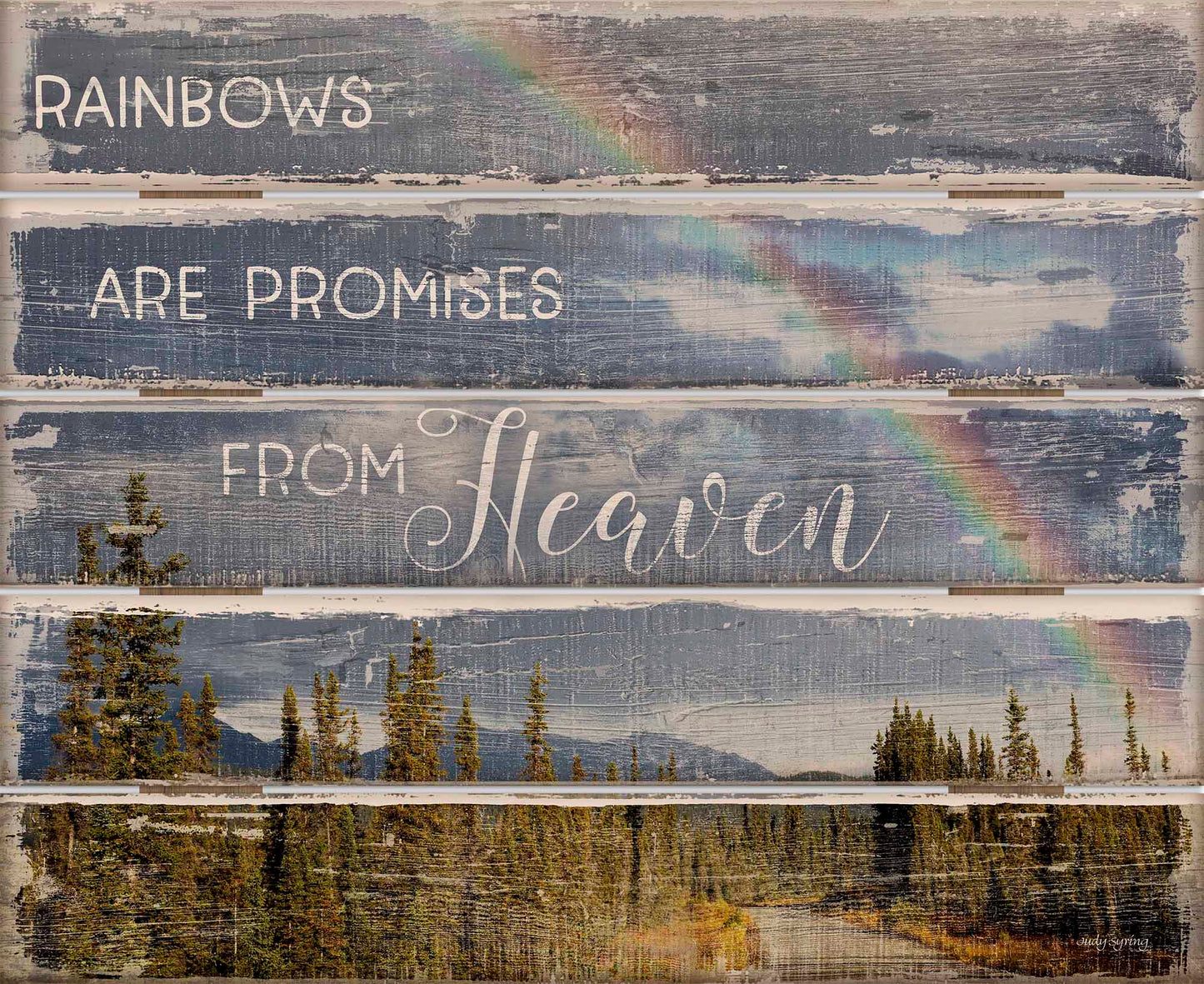 Promises From Heaven - 18" x 22" Pallet Wall Art
