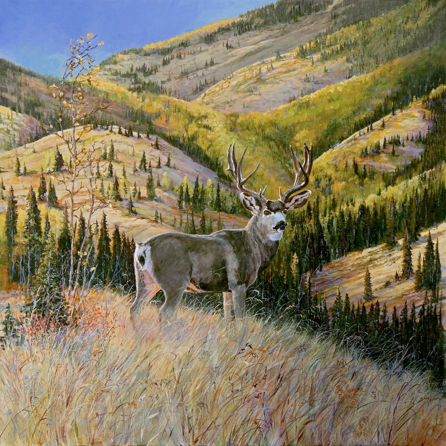 To Disappear - 16" x 16" Original Study Acrylic on board 1/1