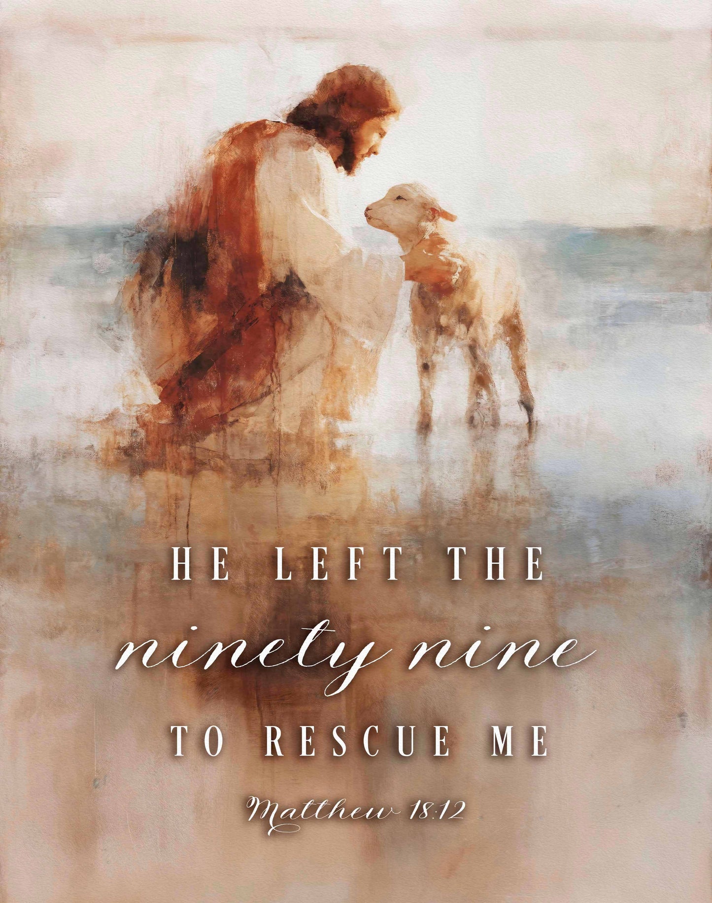 He Left the Ninety nine to Rescue Me - Art Prints