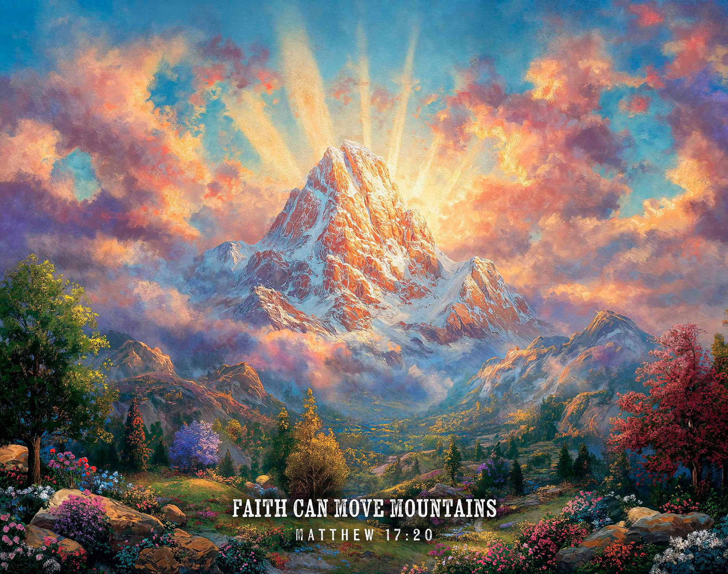 Faith Can Move Mountains - Art Prints