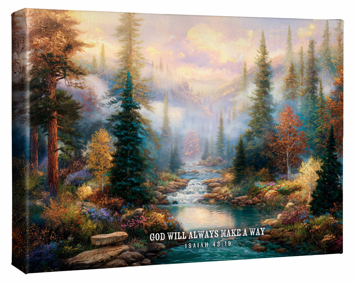 God Will Always Make a Way - 13" x 18" Gallery Wrapped Canvas