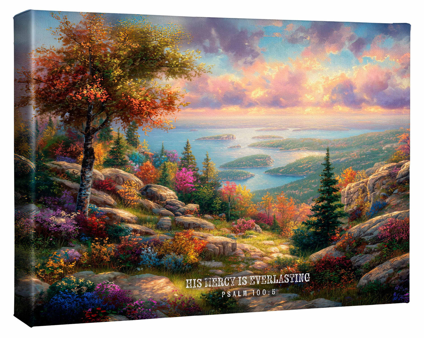 His Mercy is Everlasting - 13" x 18" Gallery Wrapped Canvas