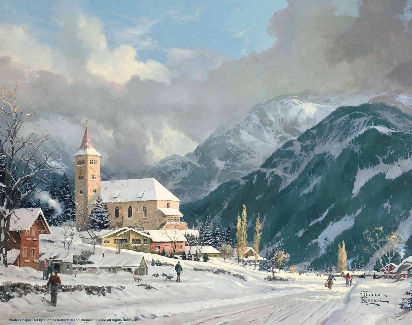 Winter Chapel - Art Prints