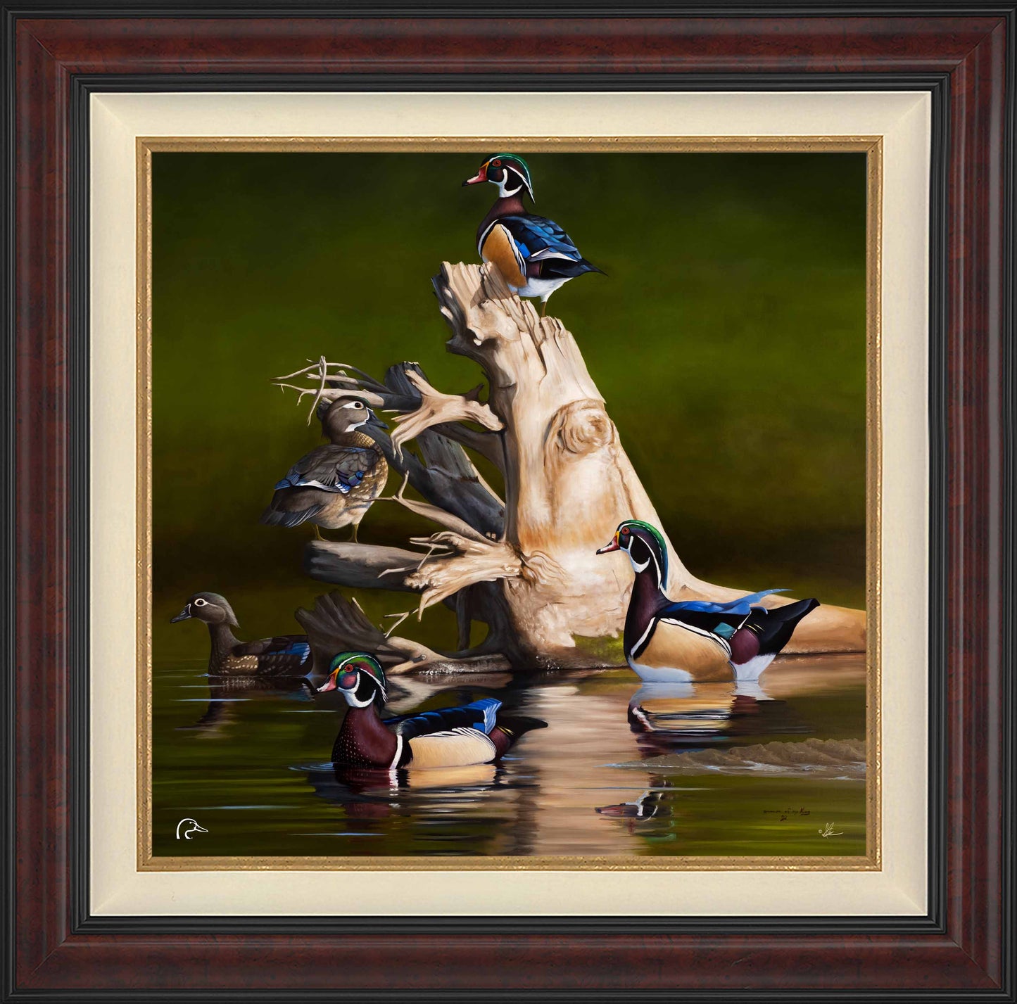 When the Water was Low Limited Edition Canvas - Official Ducks Unlimited Art