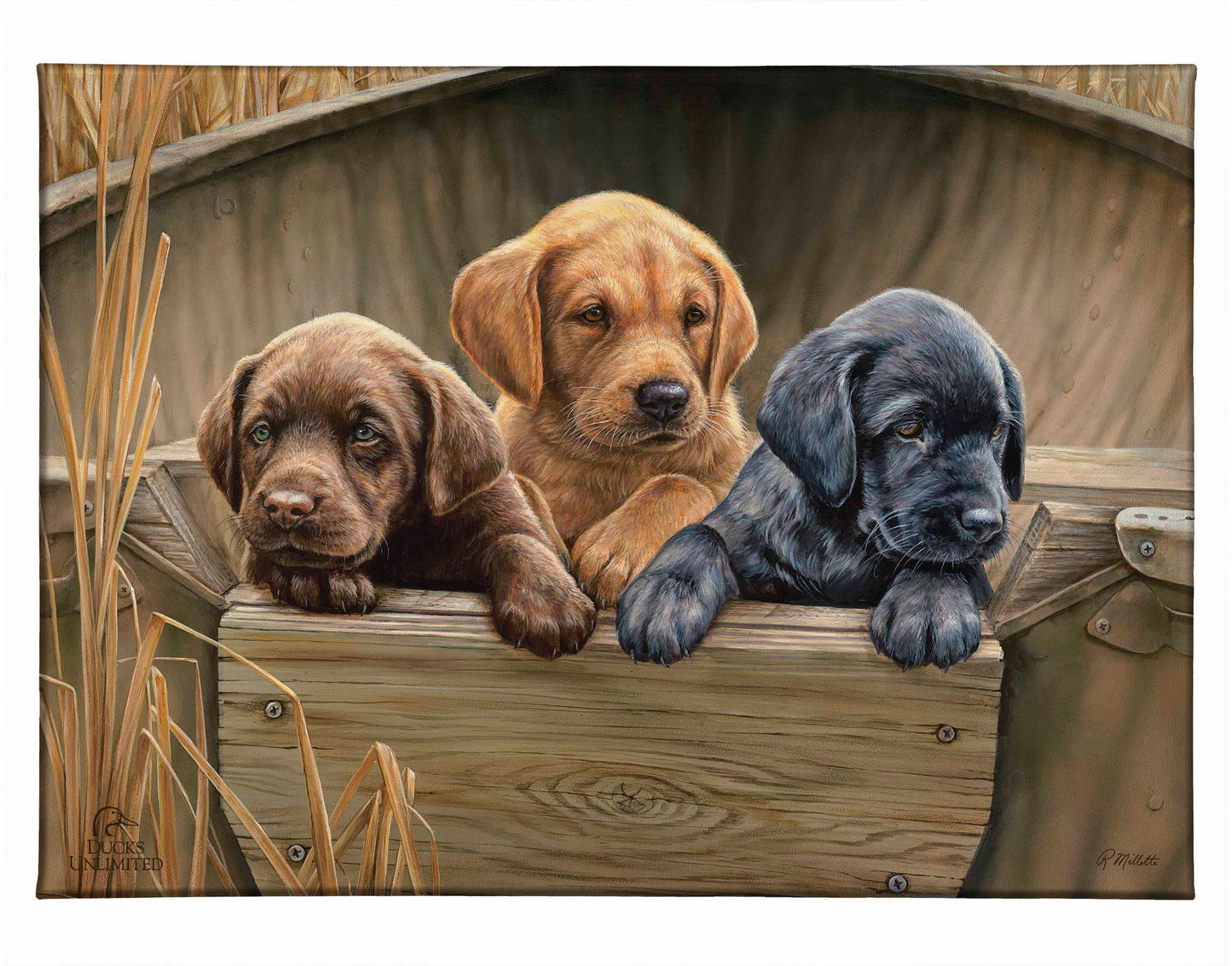 All Hands on Deck Gallery Wrapped Canvas - Official Ducks Unlimited Art
