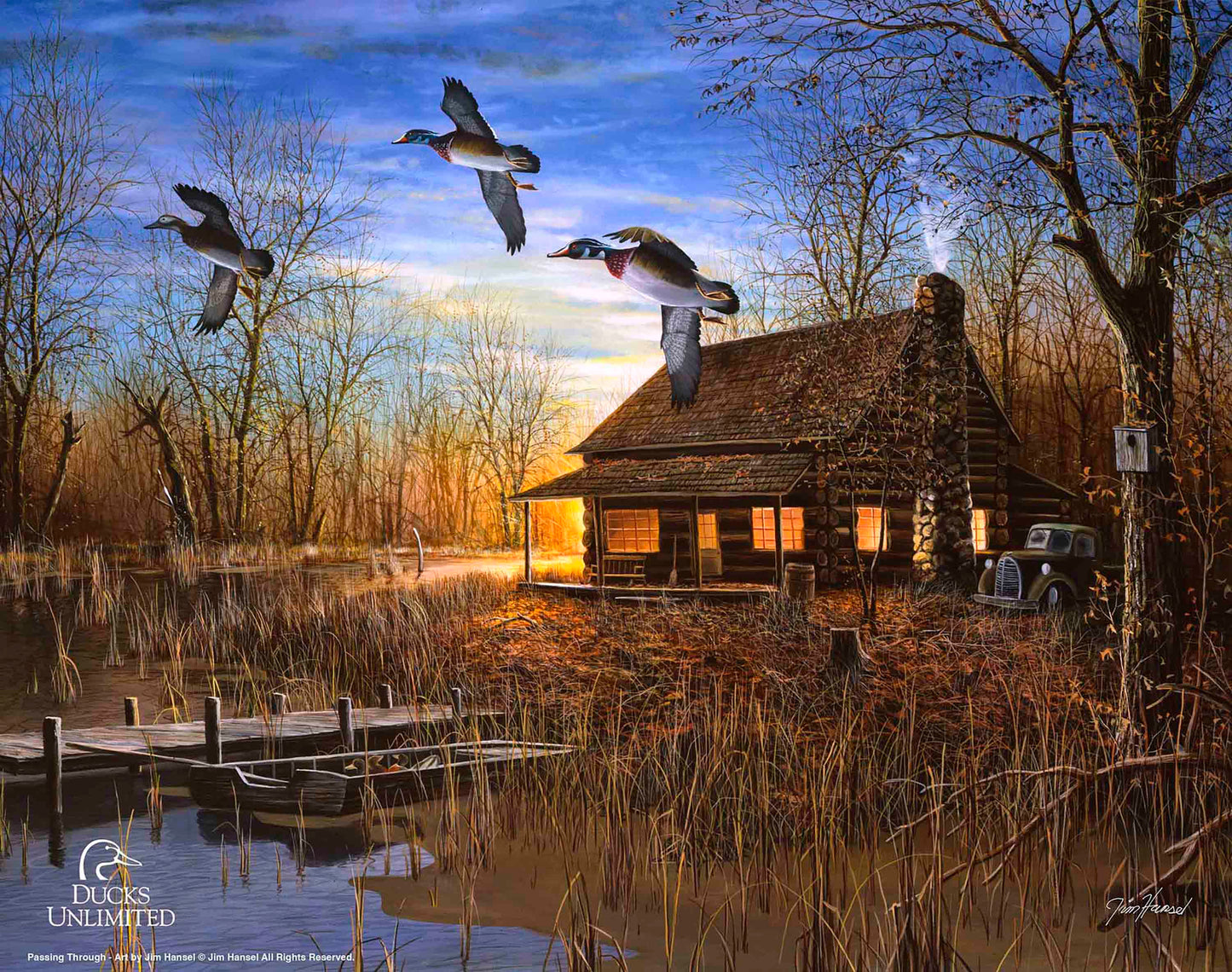 Passing Through Art Prints - Official Ducks Unlimited Art