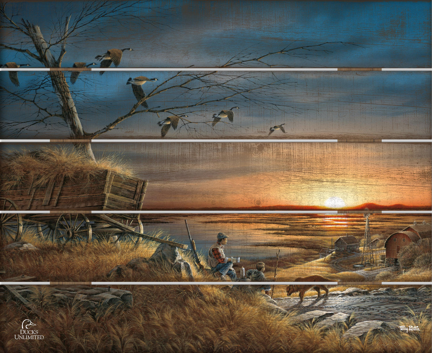 Lifetime Companions 18" x 22" Pallet Wall Art - Official Ducks Unlimited Art