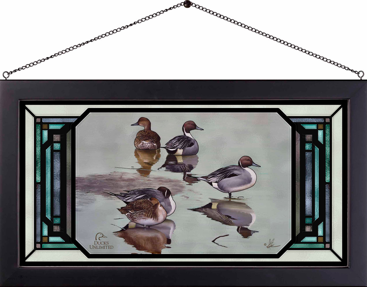 Overcast Stained Glass Art - Official Ducks Unlimited Art