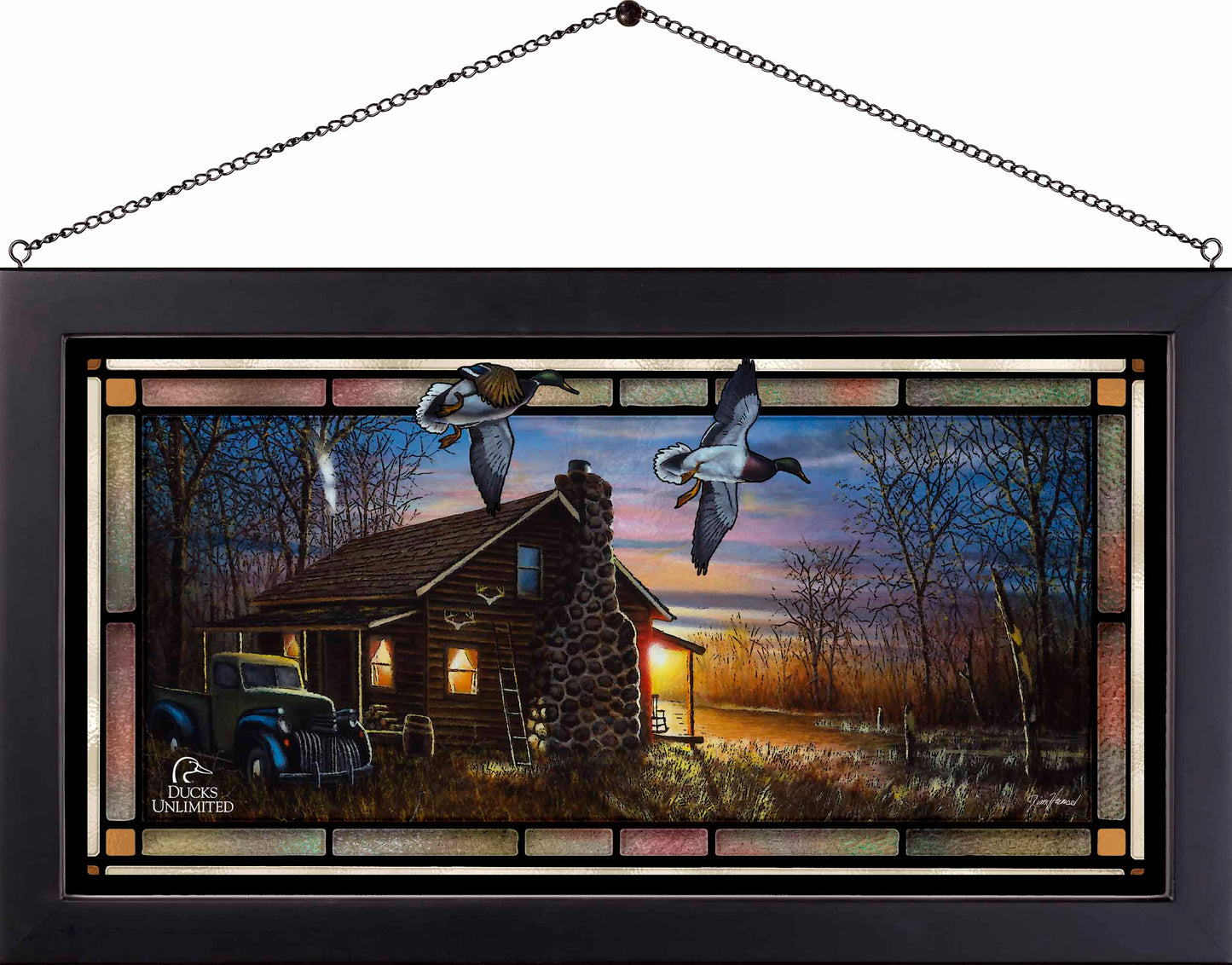 My Favorite Place Stained Glass Art - Official Ducks Unlimited Art