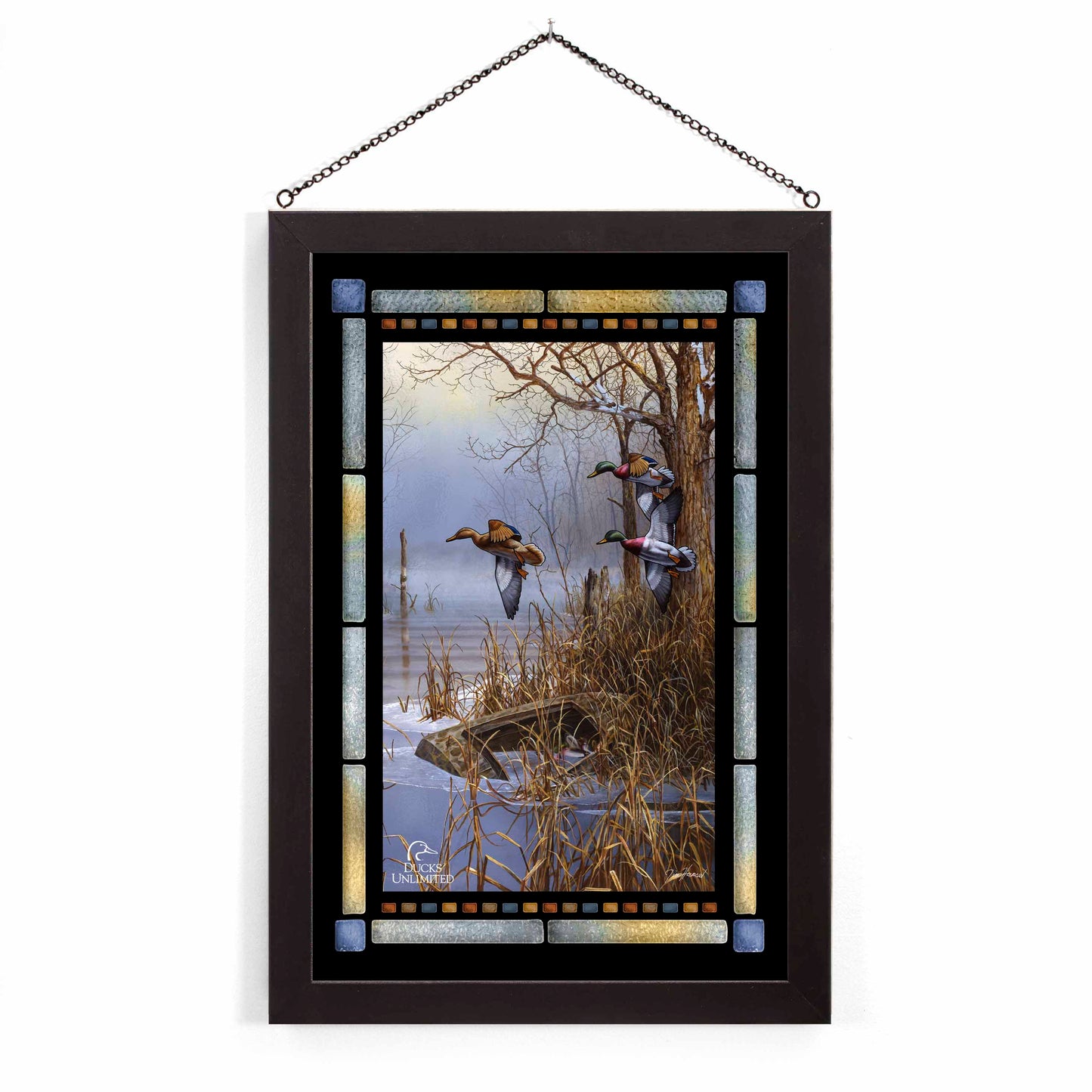 After the Thaw Stained Glass Art - Official Ducks Unlimited Art
