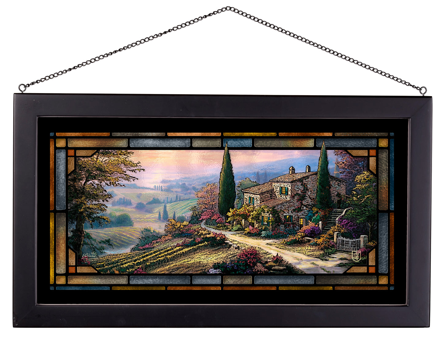 Tuscan Harvest Home - Stained Glass Art