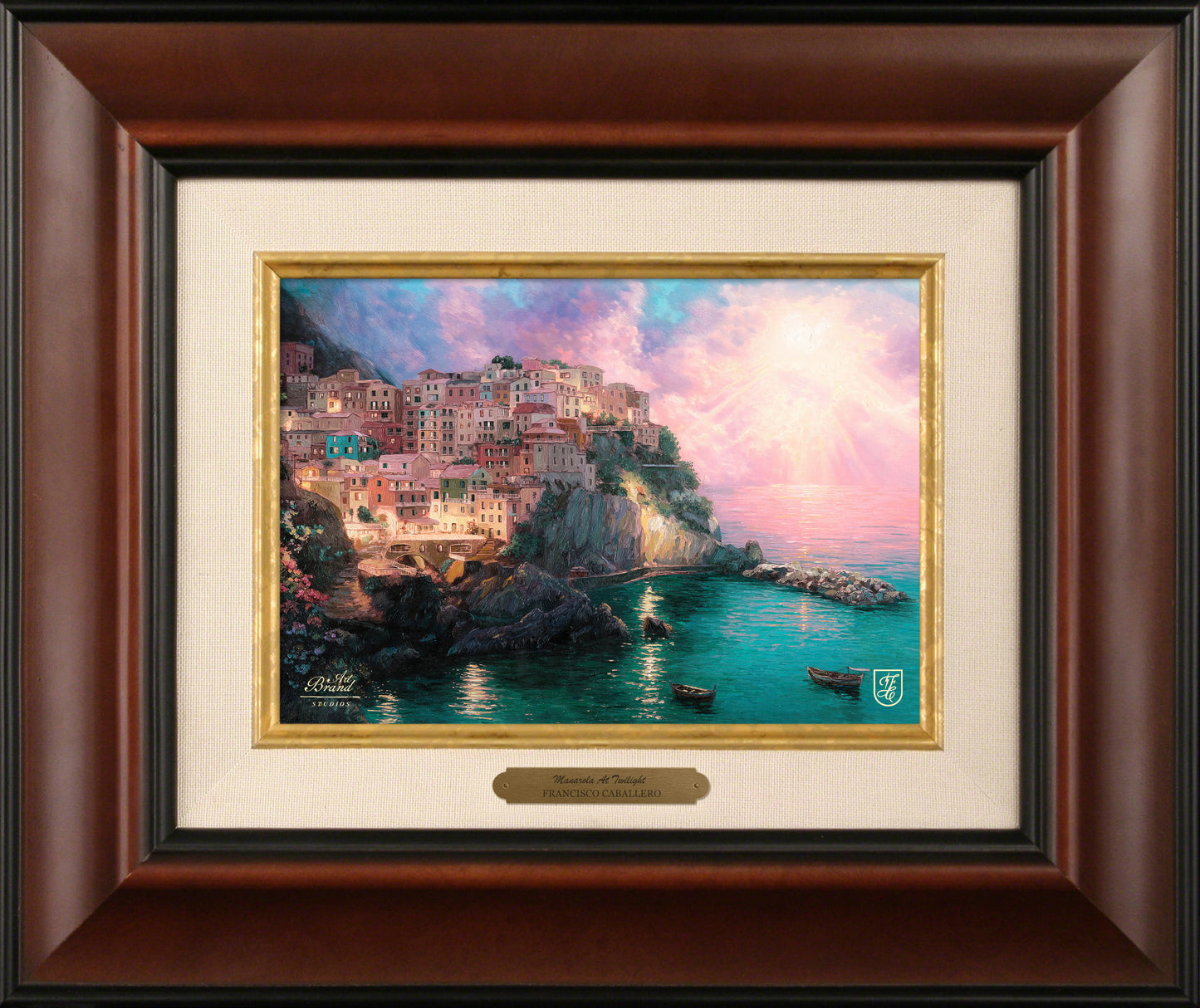 Manarola at Twilight - Brushworks